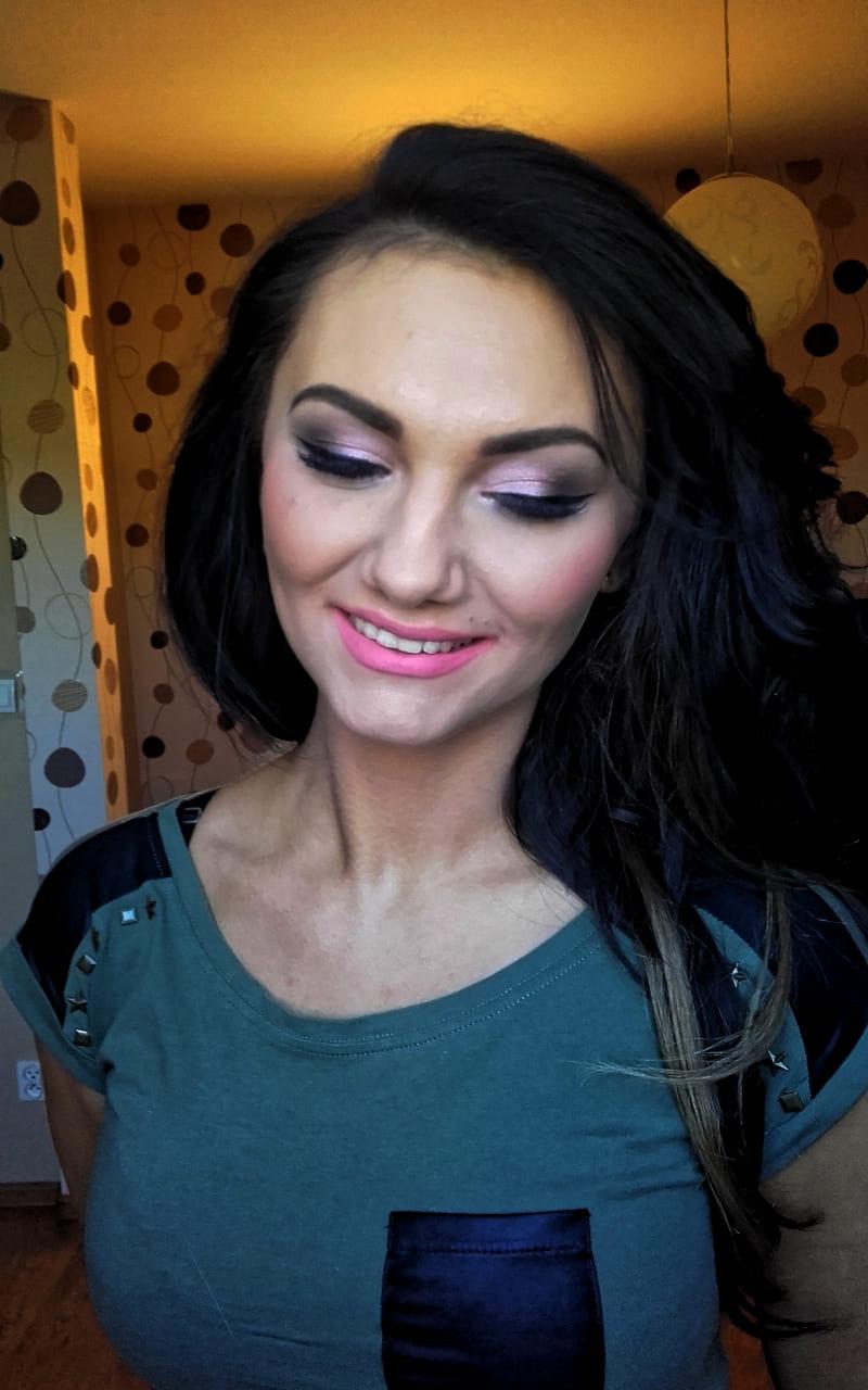 Photo of a model with make-up