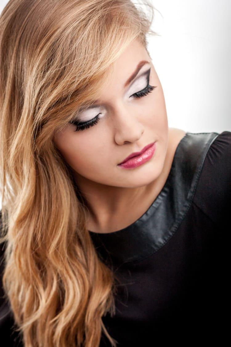 Photo of a model with make-up